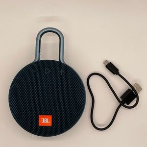 JBL Clip 3, wireless bluetooth speaker with original charging cord